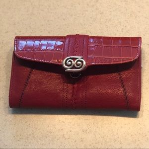 Brighton Burgundy Colored Wallet